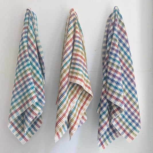 Rainbow Check Bath Sheets