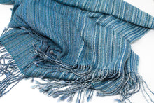 Load image into Gallery viewer, Midnight and Ice Shawl