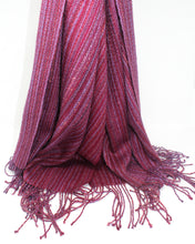 Load image into Gallery viewer, Cranberry Mélange Shawl