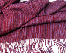 Load image into Gallery viewer, Cranberry Mélange Shawl