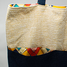 Load image into Gallery viewer, Sunshine and Circus Denim Tote Bag