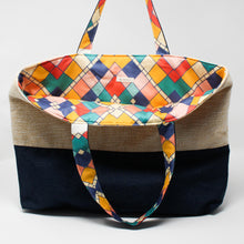 Load image into Gallery viewer, Sunshine and Circus Denim Tote Bag
