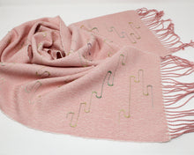 Load image into Gallery viewer, Dawn Rainbow Squiggle Scarf