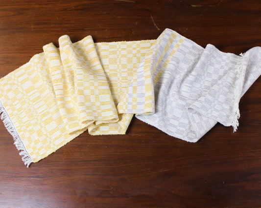 72" Sun & Cloud Cotton-Linen Table Runner