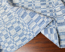 Load image into Gallery viewer, 46" Indigo & Bouclé Runner