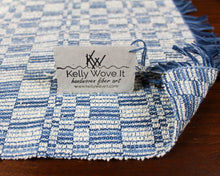 Load image into Gallery viewer, 46" Indigo & Bouclé Runner