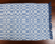Load image into Gallery viewer, 46" Indigo & Bouclé Runner