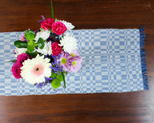 Load image into Gallery viewer, 46" Indigo & Bouclé Runner