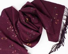 Load image into Gallery viewer, October Squiggle Scarf