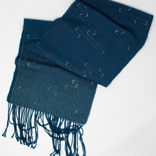 Load image into Gallery viewer, Verdigris Fade Squiggle Scarf