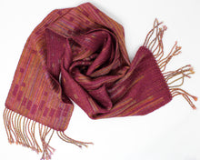 Load image into Gallery viewer, Fire Mapletree Pixelated Scarf