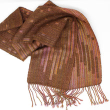 Load image into Gallery viewer, Falling Leaves Pixelated Scarf