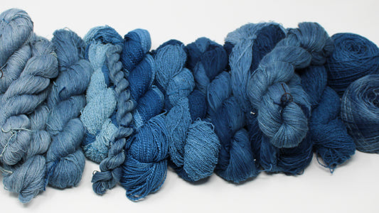 My first solo adventure in indigo dyeing