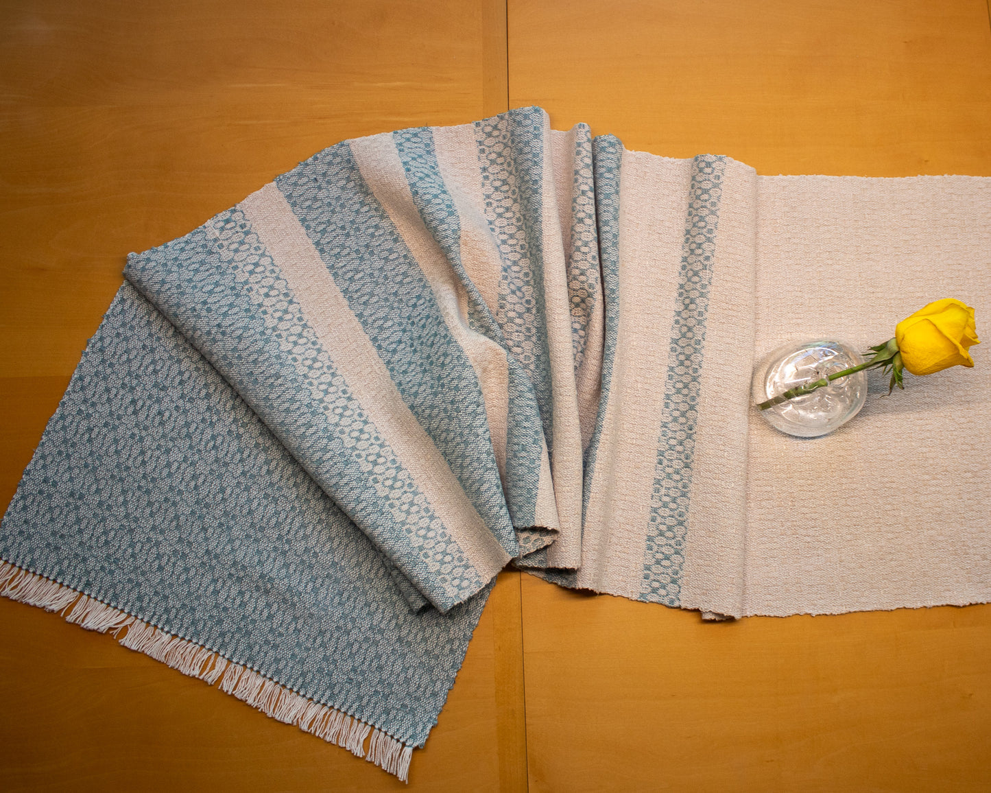90" & 72" Indigo Circuits Table Runners