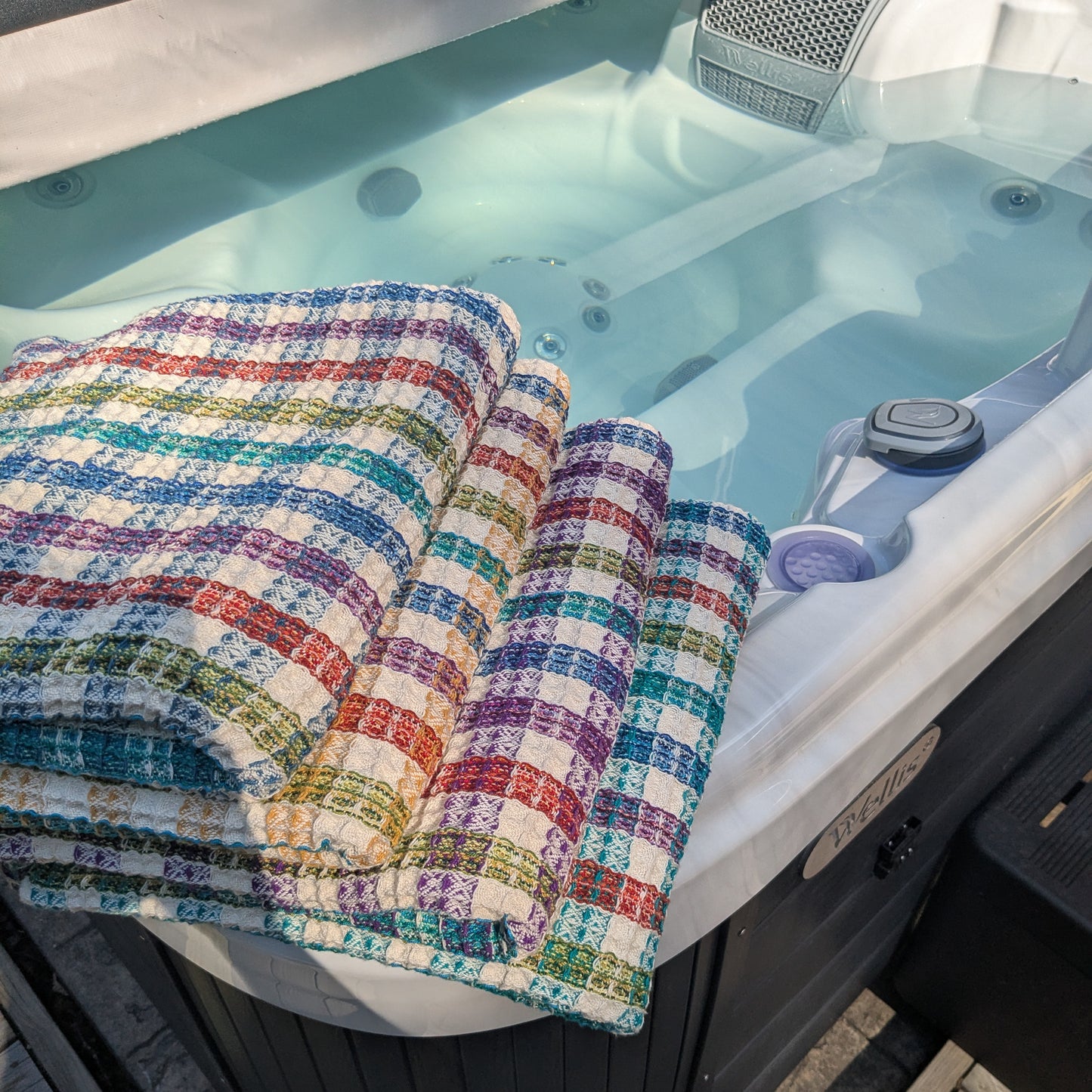 Rainbow Check Bath Sheets