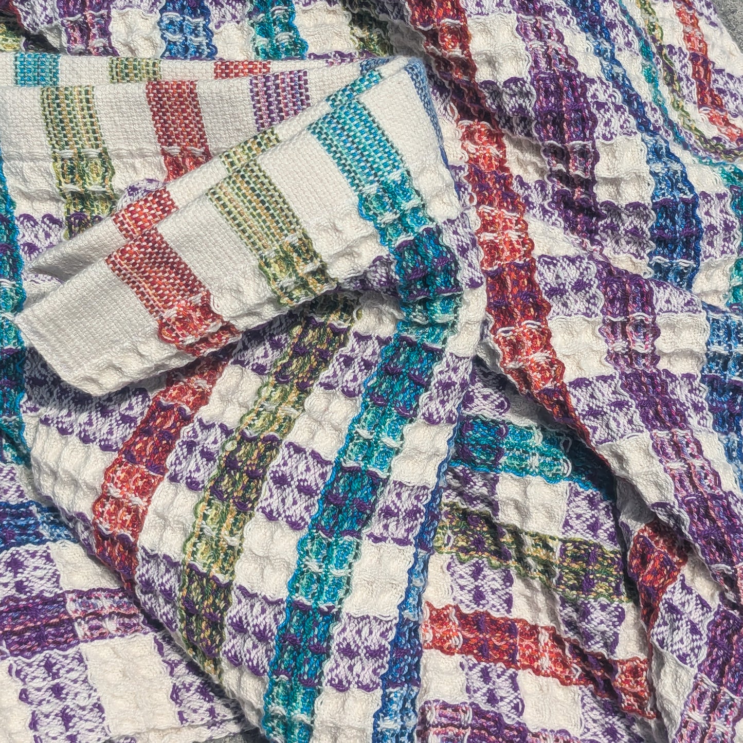 Rainbow Check Bath Sheets