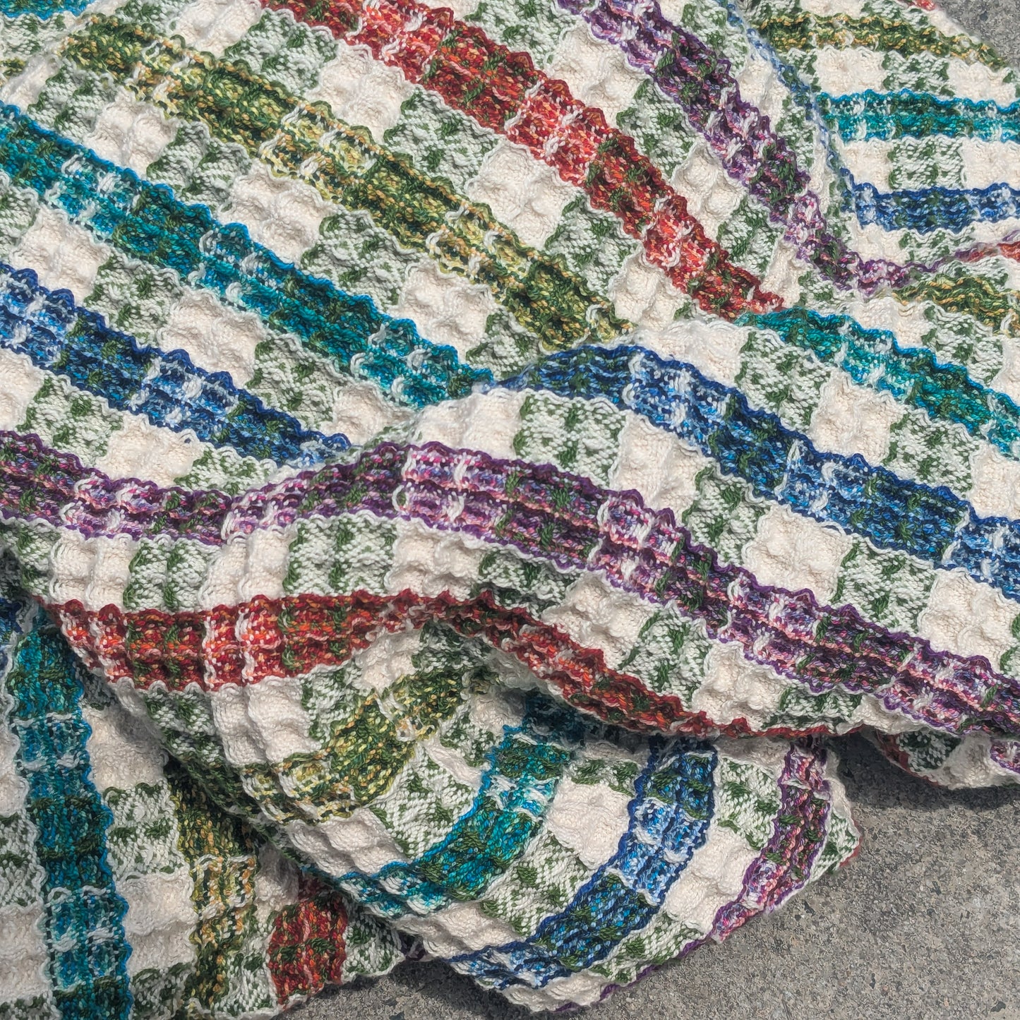 Rainbow Check Bath Sheets