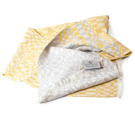 72" Sun & Cloud Cotton-Linen Table Runner