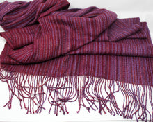 Load image into Gallery viewer, Cranberry Mélange Shawl
