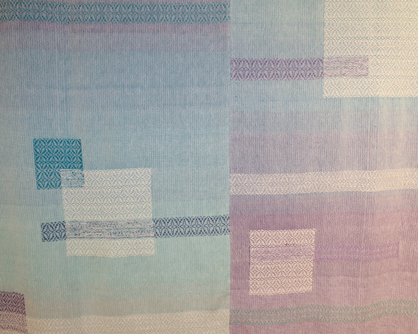 Aurora Patchwork Throw Blanket