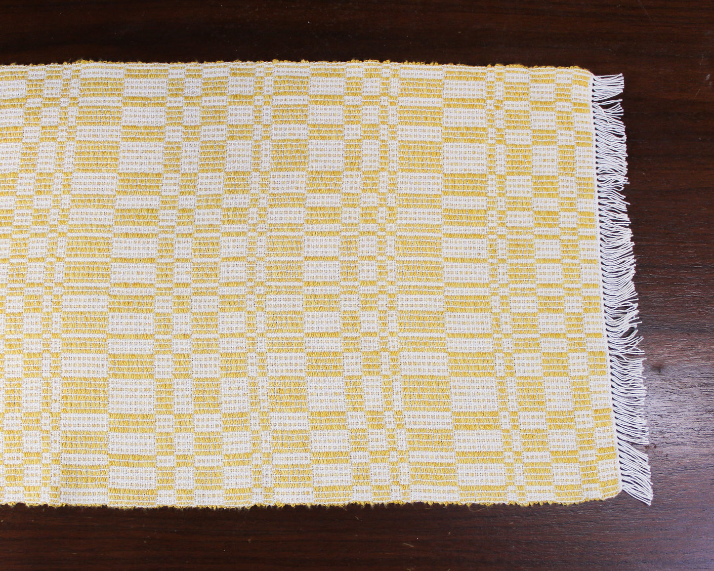 72" Sun & Cloud Cotton-Linen Table Runner