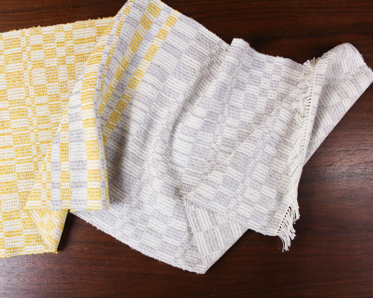 72" Sun & Cloud Cotton-Linen Table Runner