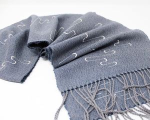 Thunderstorm Squiggle Scarf