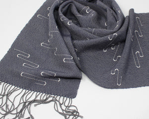 Thunderstorm Squiggle Scarf