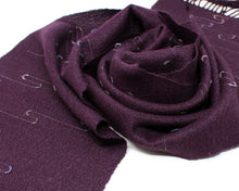 Load image into Gallery viewer, CUSTOM for Holly Raisin Squiggle Scarf

